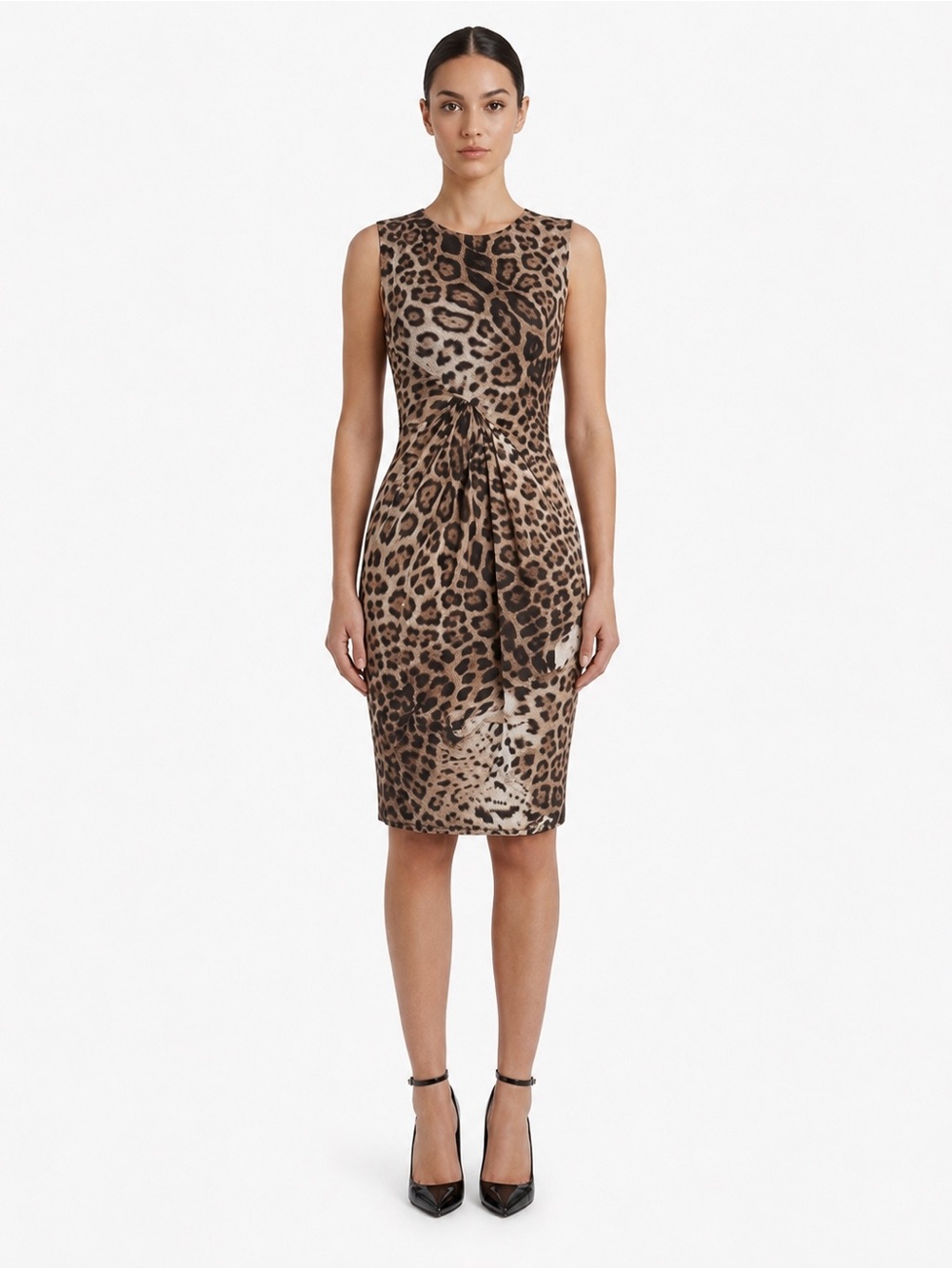 NWT Roberto Cavalli Leopard Print Mini Dress S